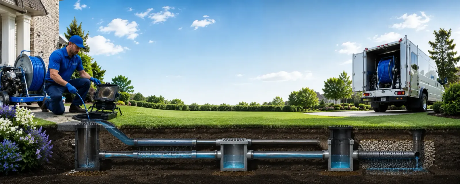 Outdoor drain cleaning information for Palos Park, IL